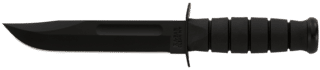 KA-BAR Full Size 7" Clip Point Fixed Utility Knife with Straight Edge